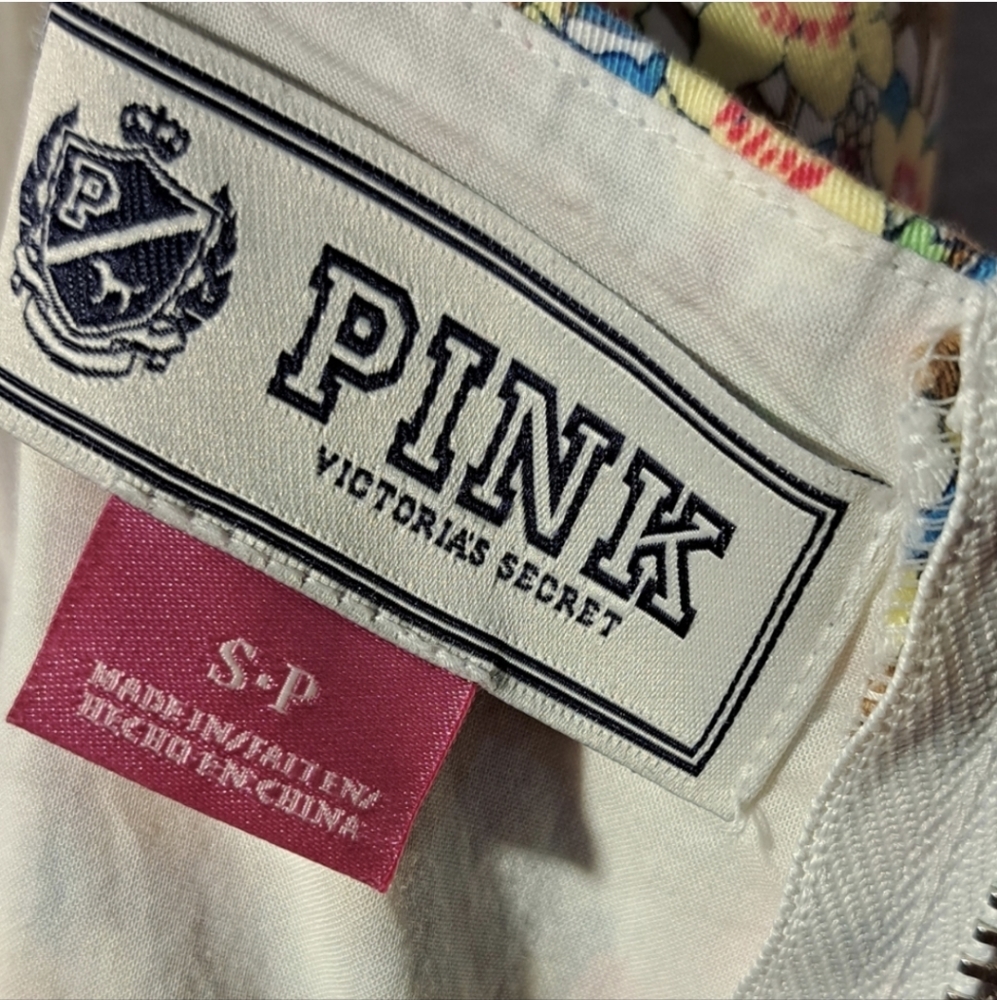 🩷💛Gifted💛🩷 PINK Victoria's Secret Floral Sweetheart Strap Sundress 2XHP - Picture 7 of 16